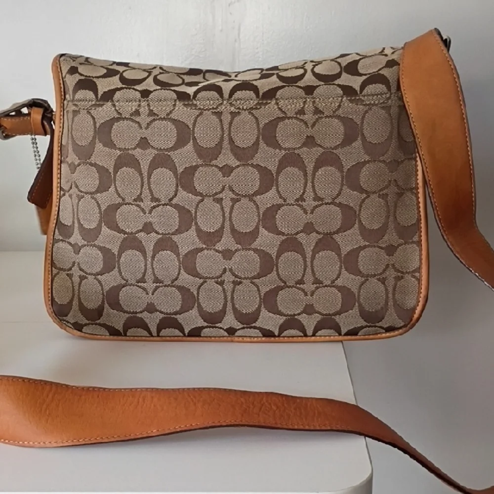 Vintage Coach Signature Frankie Crossbody Bag #6081